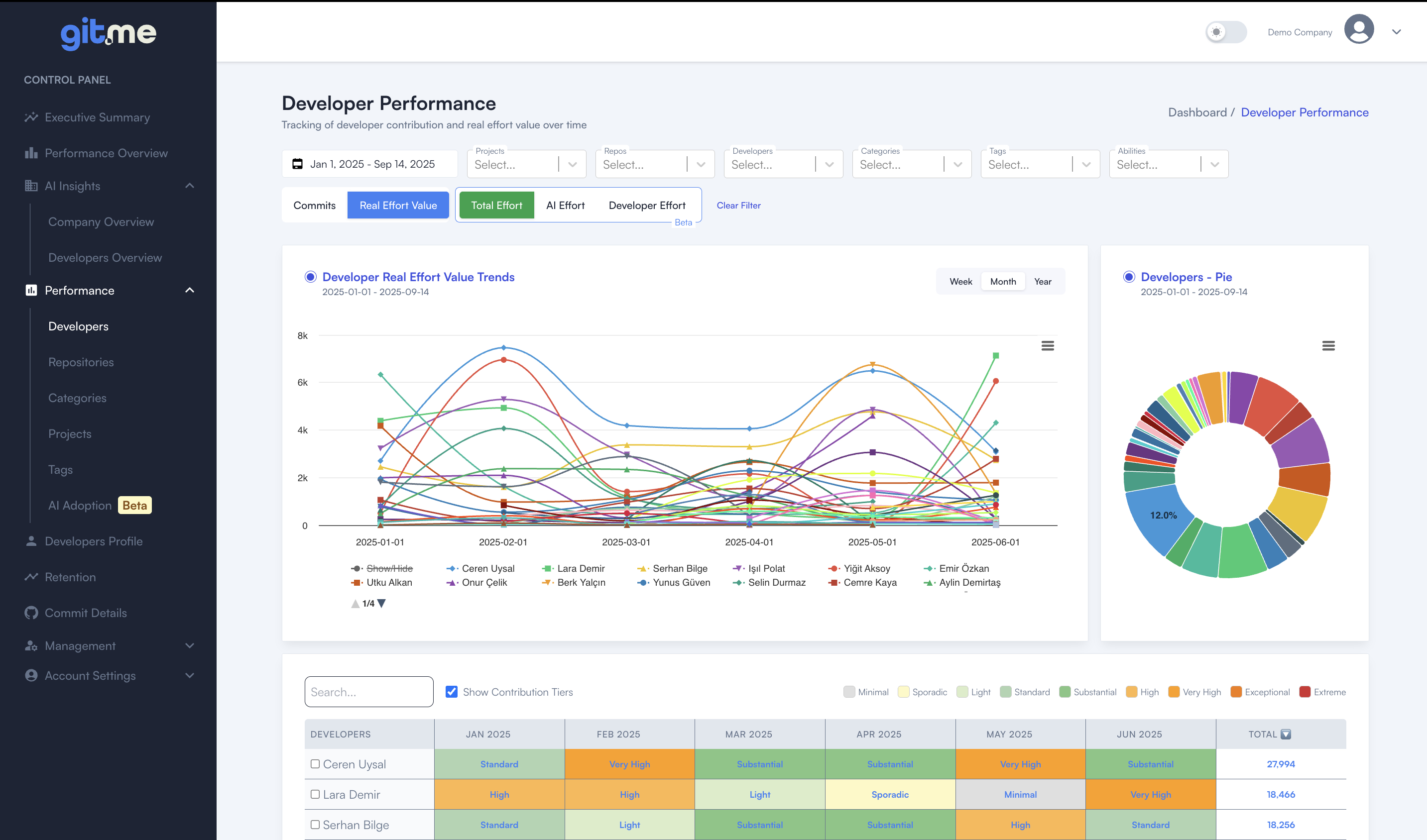 Developer Performance